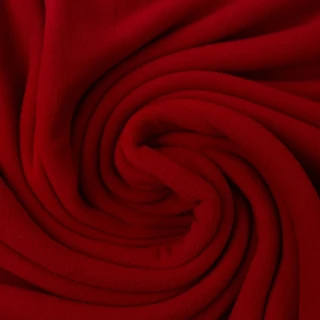 Micro polar fleece - Červená
